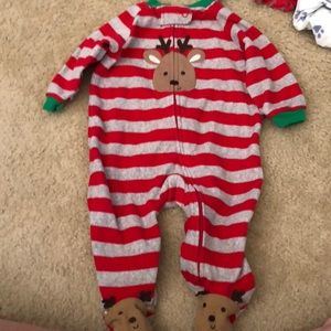 Carters Christmas reindeer onesie